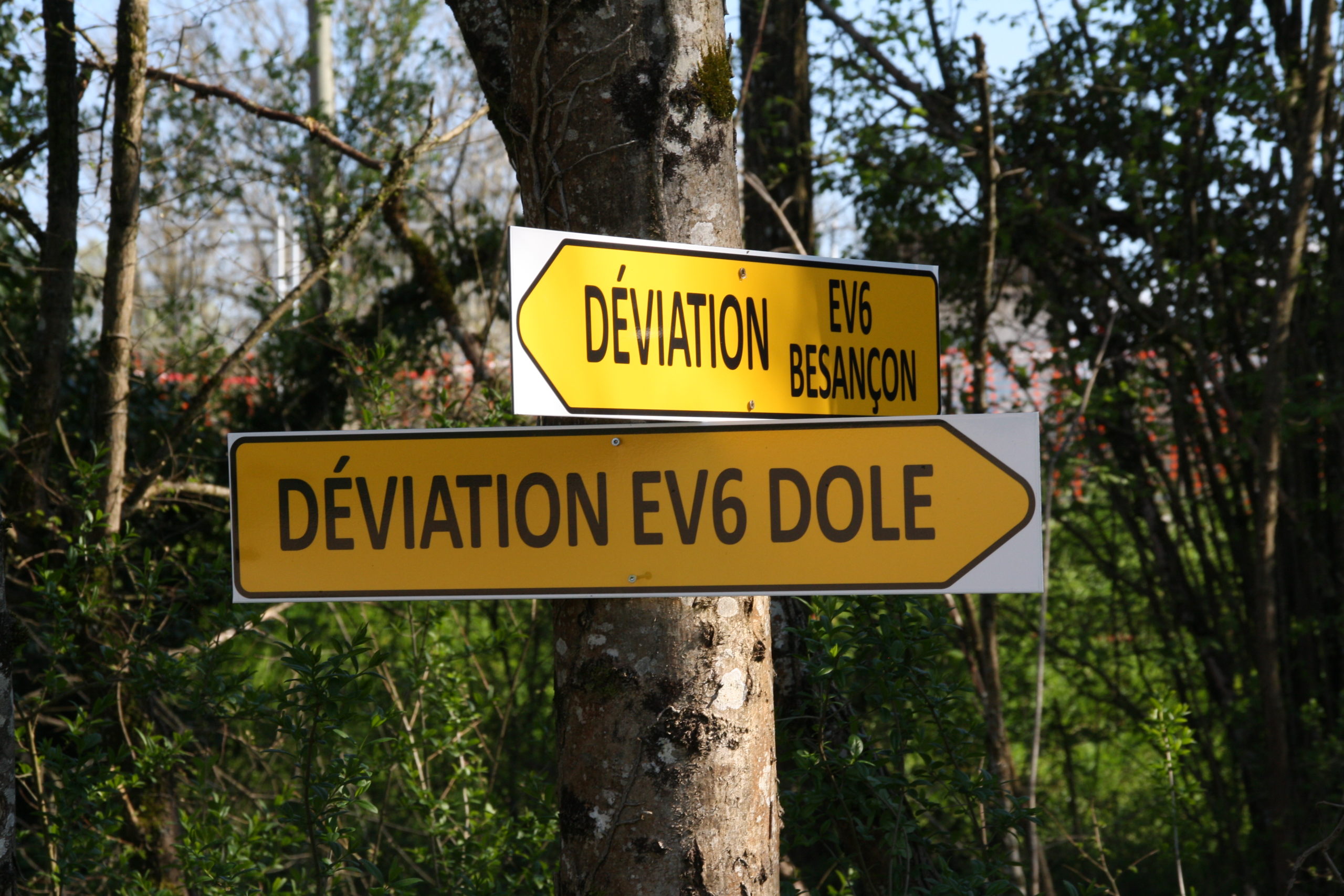Panneaux déviation EuroVélo6