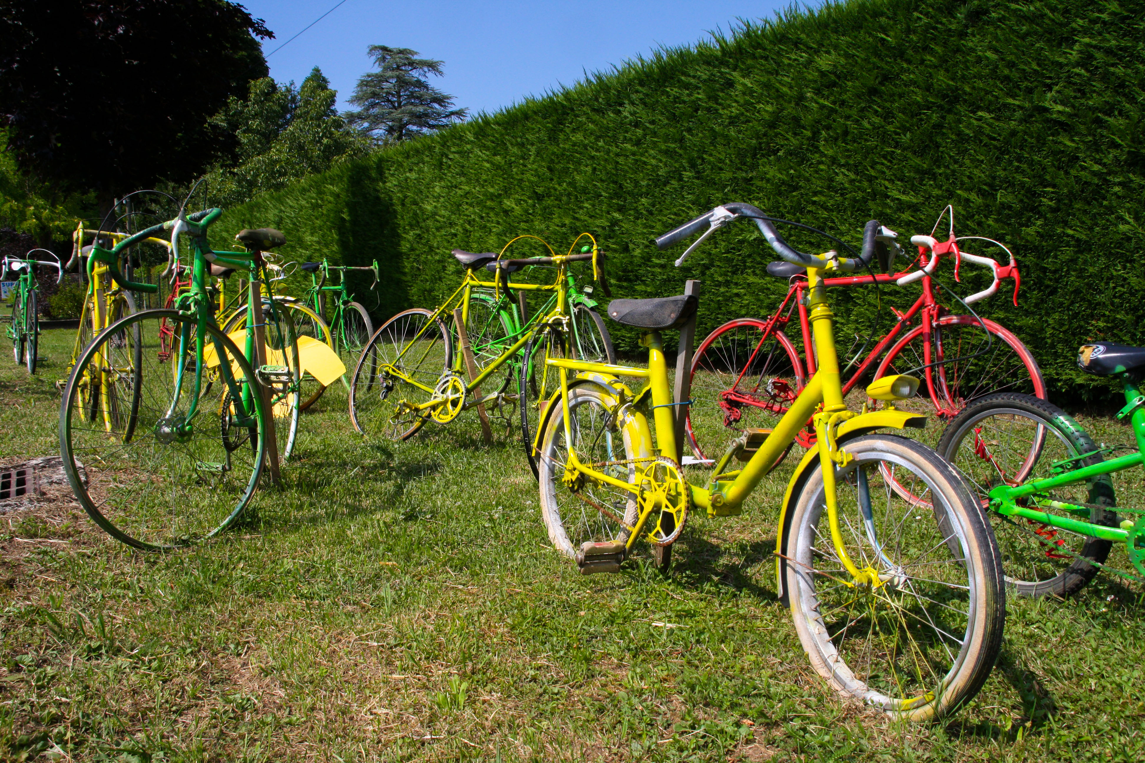 Tourmont, décoré pour le Tour de France 2023