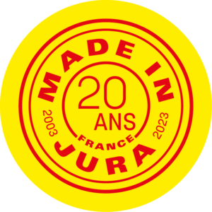 Logo des 20 ans de Made In Jura